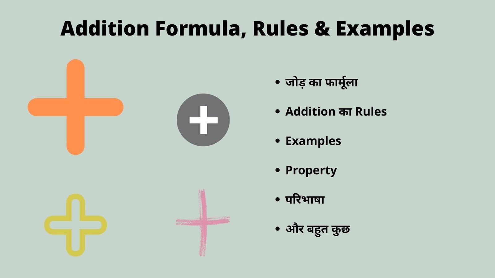 Addition Formula, Rules & Examples
