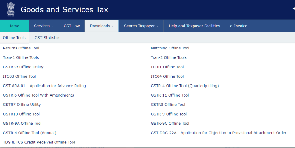 Offline Tool GST