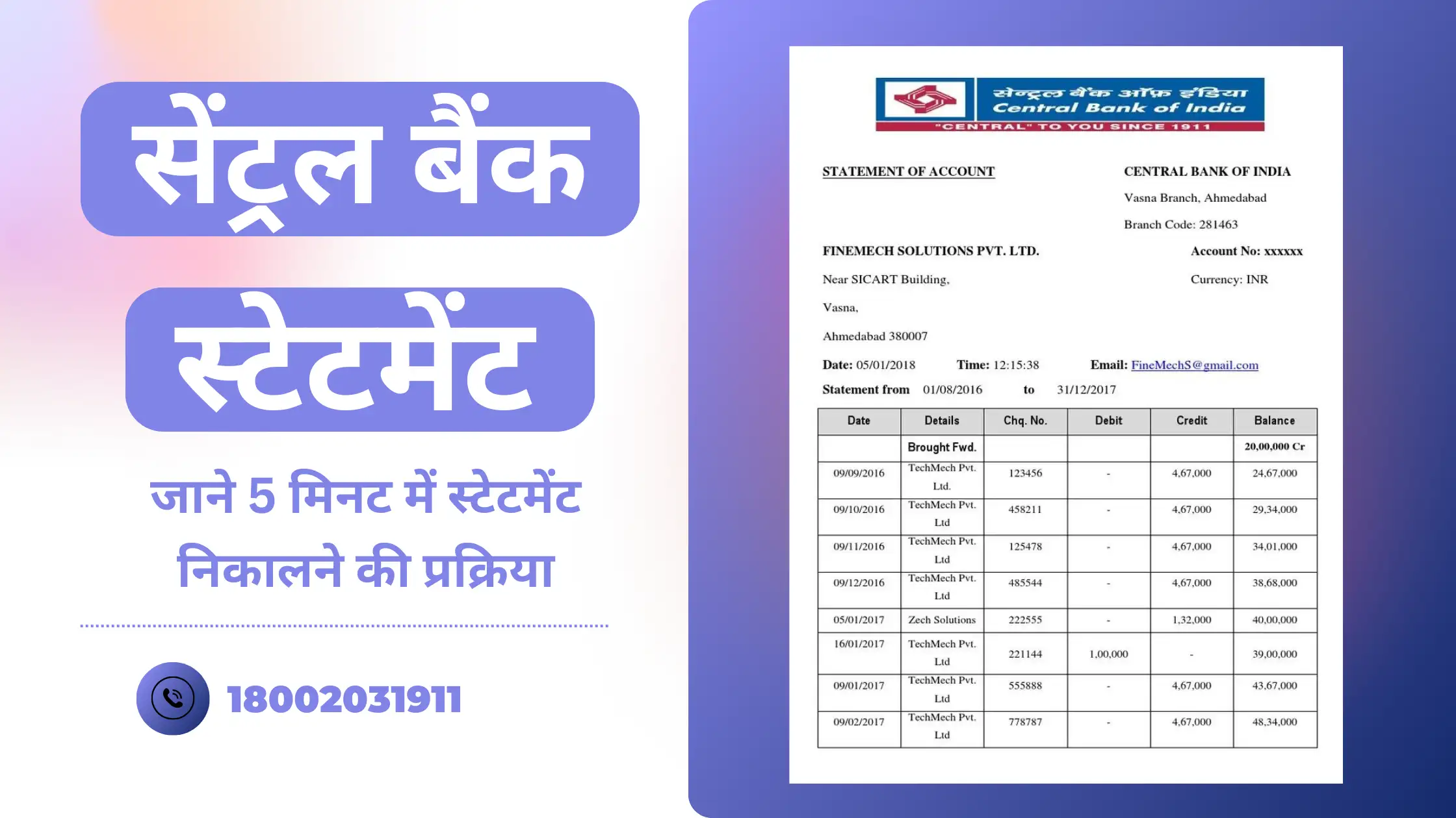 Central Bank Statement Nikale
